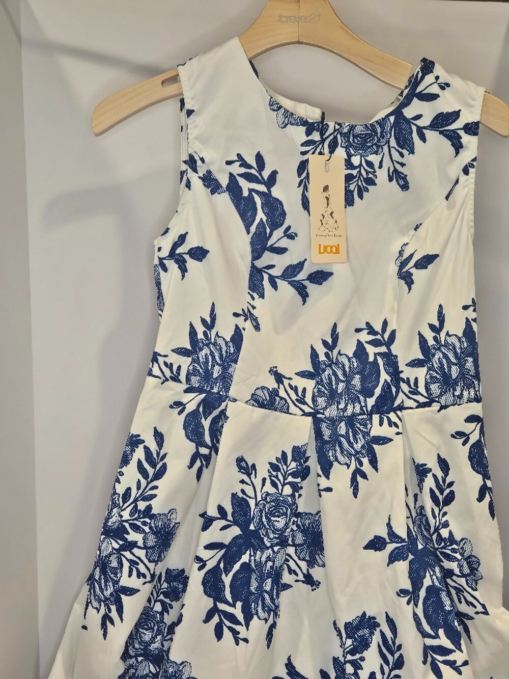 Large luoqi dress (Blue/white)